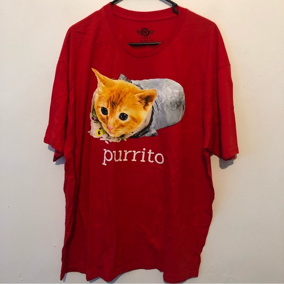 Purrito t-shirt sz 2X - Picture 1 of 5